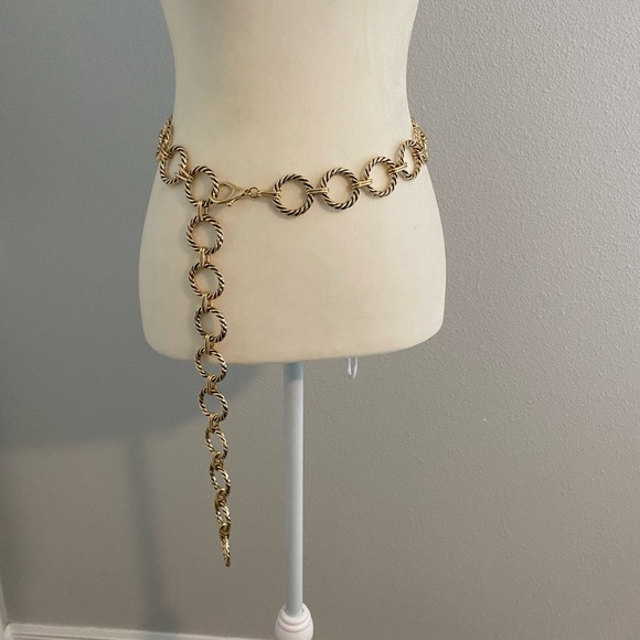 INTERMIX Accessories Intermix Gold Chain Belt Os Poshmark